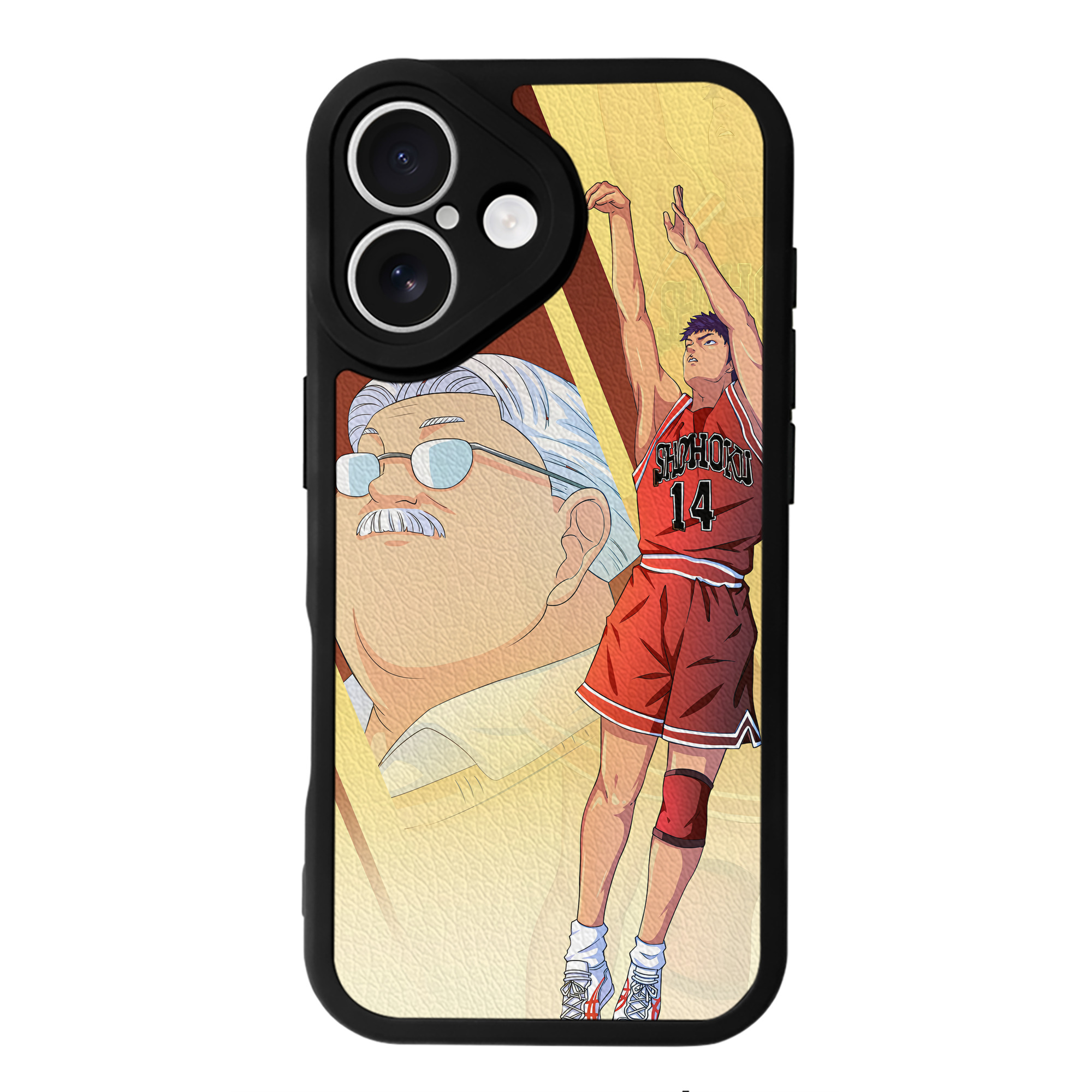 （画像用） SLAM DUNK／スラムダンク 【iPhone 16シリーズ対応】シリコンスマホケース（レザー調） 材質：シリコン